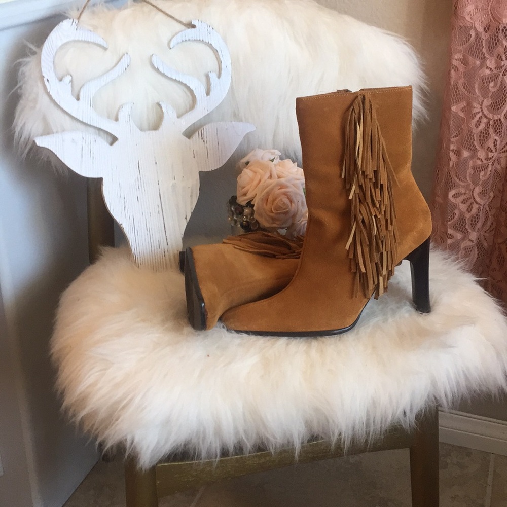 Vintage leather boots